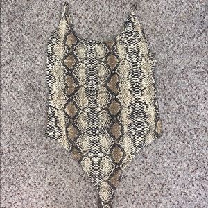 Snake Skin Body Suit
